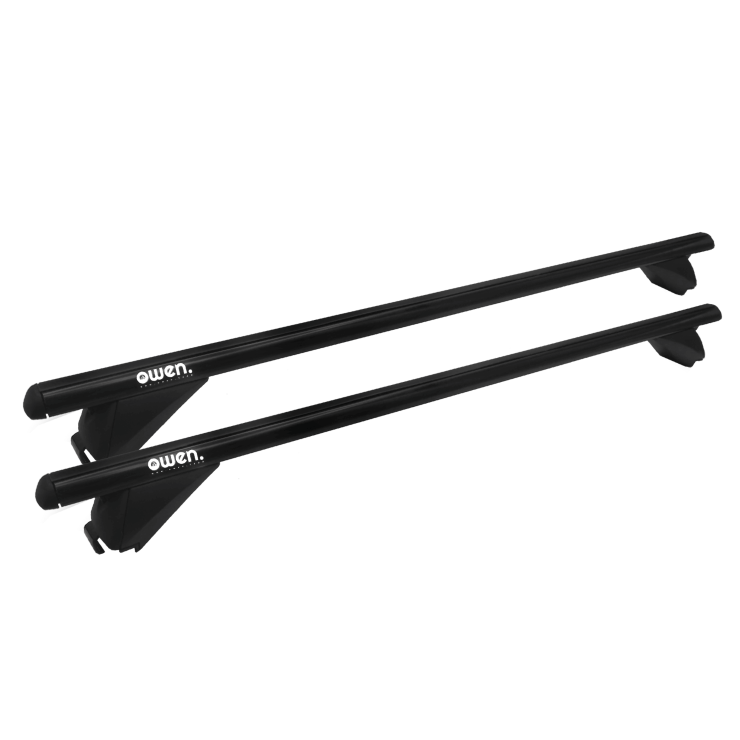 Barre portatutto Owen 3.0L per auto con corrimano basso - Nere