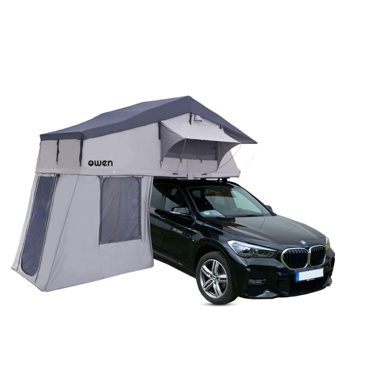 OWEN® two+ pre tenda per tenda da tetto auto grigia