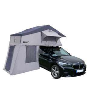 OWEN® two+ pre tenda per tenda da tetto auto grigia