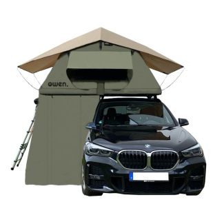 OWEN&reg; two pre tenda per tenda da tetto auto verde oliva