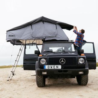 OWEN&reg; two+ Tenda da tetto auto grigia